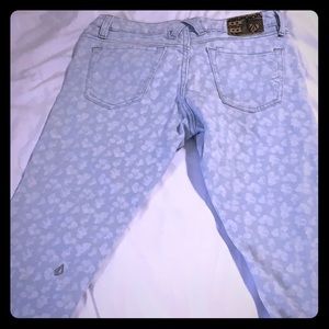 Volcom Hot Crop Super Skinny Crop Jeans